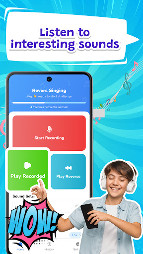 Reverse Audio: Sing Challenge ekran görüntüsü