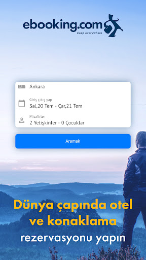 eBooking ile Otel Rezervasyonu ekran görüntüsü