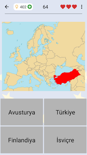 Avrupa ülkeleri: Tüm bayraklar ekran görüntüsü