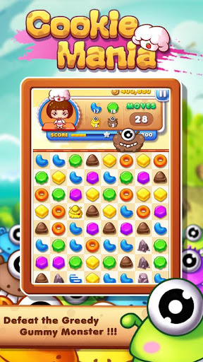 Cookie Mania - Match-3 Sweet G ekran görüntüsü