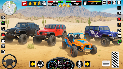 4x4 Jeep Driving: Jeep Game 3D ekran görüntüsü