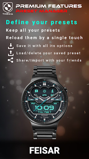 Feisar Watch Face ekran görüntüsü