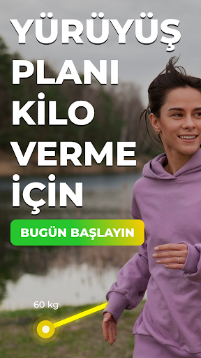Kilo vermek için yürüyüş ekran görüntüsü
