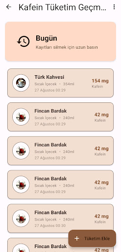 KafeinMetre ekran görüntüsü