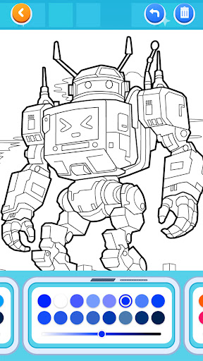 Mecha Color - Boyama oyunları ekran görüntüsü