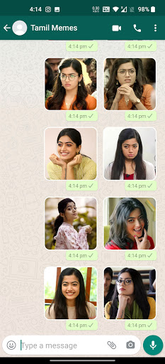 Rashmika Stickers ekran görüntüsü