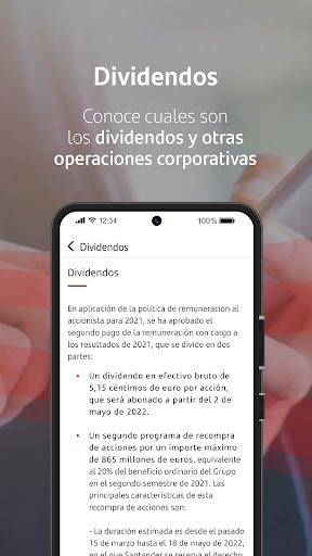 Santander Accionista Inversor ekran görüntüsü