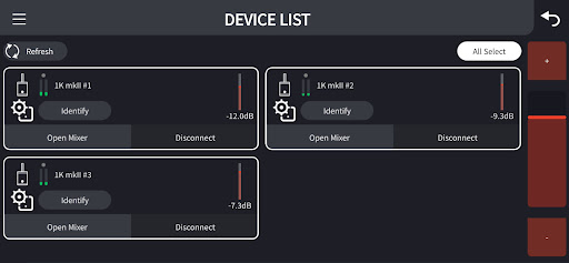 STAGEPAS Controller ekran görüntüsü