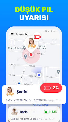 Aile Takipçisi: Telefon Bul ekran görüntüsü
