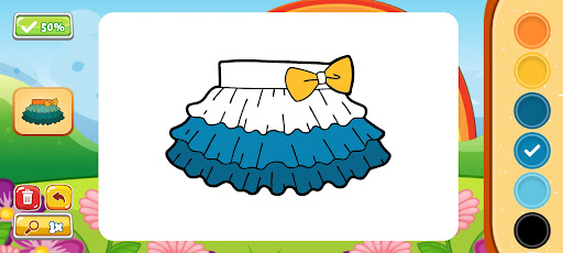 Coloring Book: Games for Girls ekran görüntüsü
