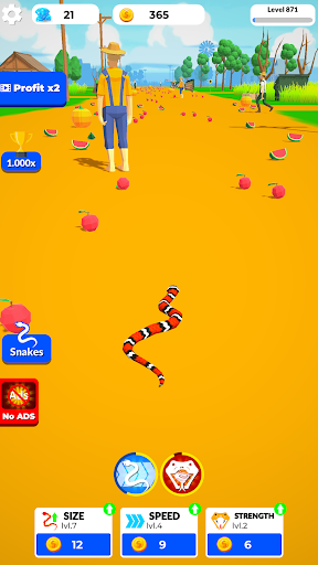Idle Snake World:Hunting Fight ekran görüntüsü
