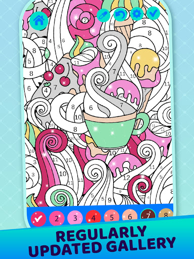 Funny Doodle Coloring Book ekran görüntüsü