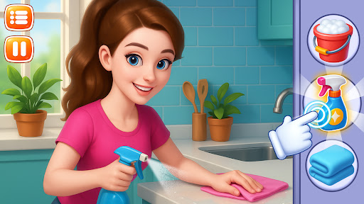 Diana's House Cleaning Games ekran görüntüsü