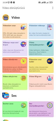 Video dönüştürücü : MP4 - MP3 ekran görüntüsü