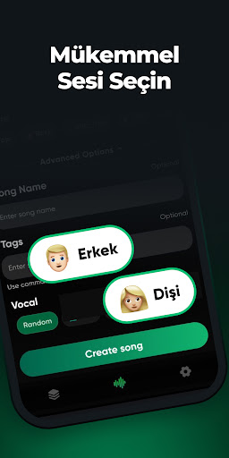 SongInsta: AI Müzik üreteci ekran görüntüsü