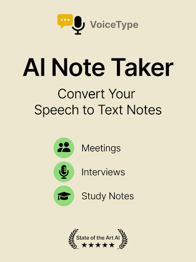 Voice Note Taker - VoiceType ekran görüntüsü