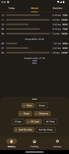 TrekTrack Step Counter ekran görüntüsü