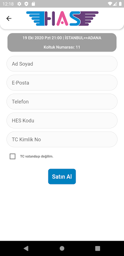 Has Turizm ekran görüntüsü