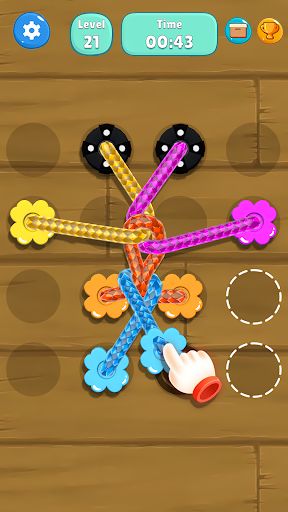 Tangled Line-Knot Untie Puzzle ekran görüntüsü