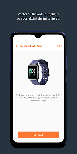 Vestel Akıllı Sağlık ekran görüntüsü