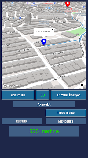 En Yakın Akaryakıt İstasyonu ekran görüntüsü