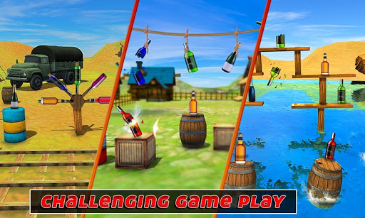 Bottle Shooter Games Gun Range ekran görüntüsü