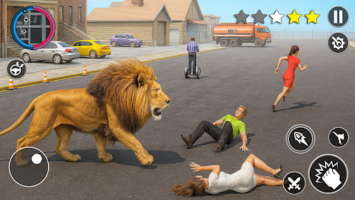 Lion Games Jungle Sim 3D ekran görüntüsü