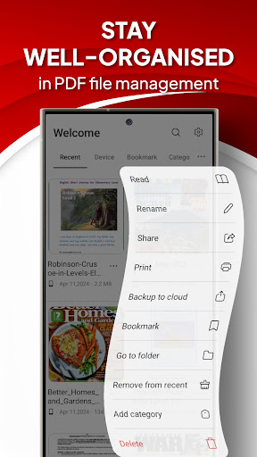 sPDF Reader - PDF File Reader ekran görüntüsü