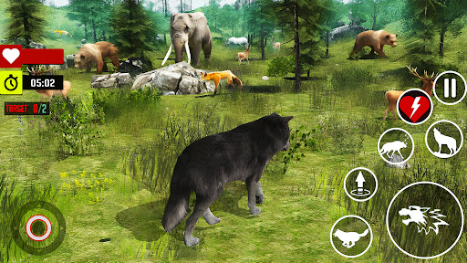 Wild Wolf Animal Sim Games ekran görüntüsü