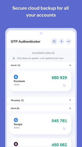 Authenticator App - OneAuth ekran görüntüsü