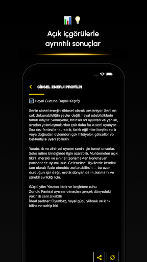 Psikolojik testler ve quizler ekran görüntüsü