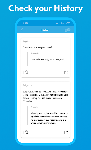 Translate language ekran görüntüsü