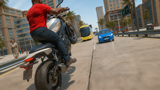 City Traffic Moto Rider ekran görüntüsü