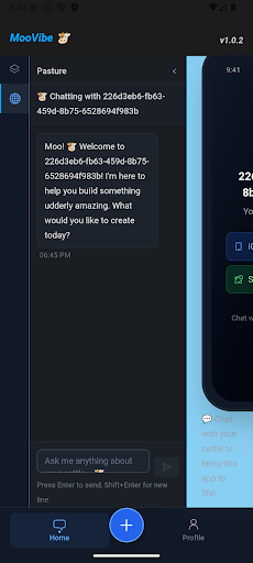 MooVibe: Vibe Coding ekran görüntüsü