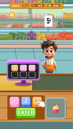 Mart Store Master Cashier Game ekran görüntüsü