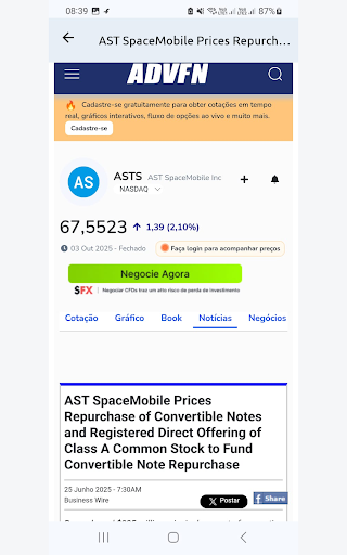 USA Stock Ticker & Widget ekran görüntüsü