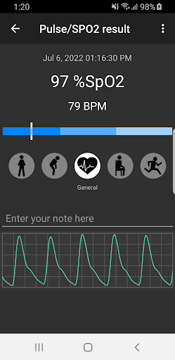 Pulse Oximeter - Beat & Oxygen ekran görüntüsü