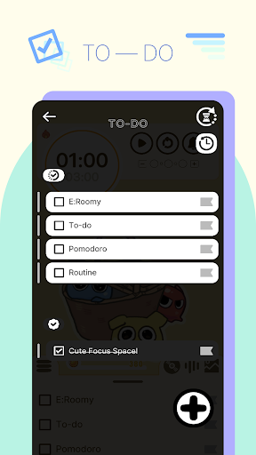 ERoomy - Pomodoro and To-do ekran görüntüsü