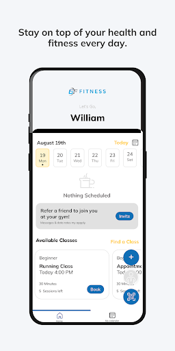GF Fitness ekran görüntüsü