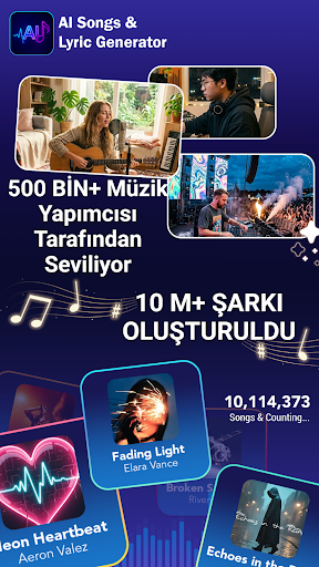 Yapay Zekâ Şarkı & Söz Üretici ekran görüntüsü