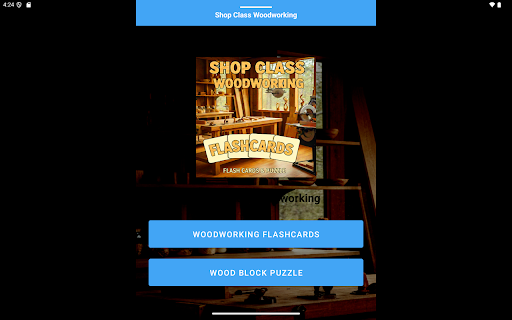 Shop Woodworking FlashCards ekran görüntüsü