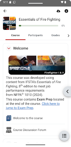 IFSTA ResourceOne ekran görüntüsü
