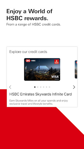 HSBC UAE ekran görüntüsü