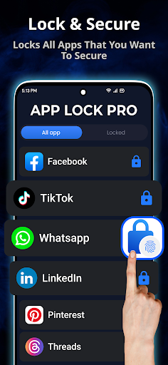 Applock - Fingerprint Lock Pro ekran görüntüsü