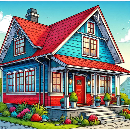 House Color By Number Book