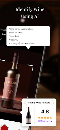 Wine Identifier Wine Scanner ekran görüntüsü
