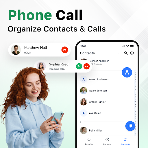Contacts: Phone Calls & Home ekran görüntüsü