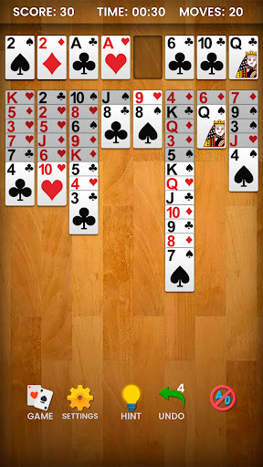 FreeCell Solitaire ekran görüntüsü