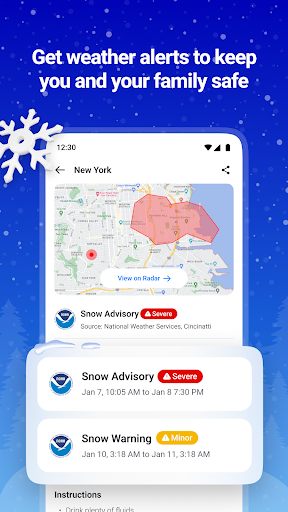 1Weather: Forecast & Radar ekran görüntüsü