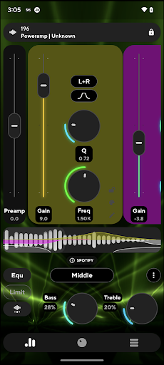 Poweramp Ekolayzer ekran görüntüsü